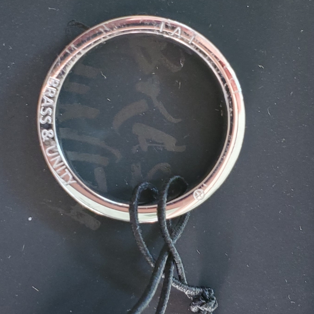 Brass and Unity Silver Ring